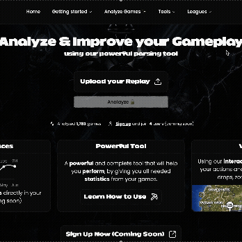 Step 1: Upload replay